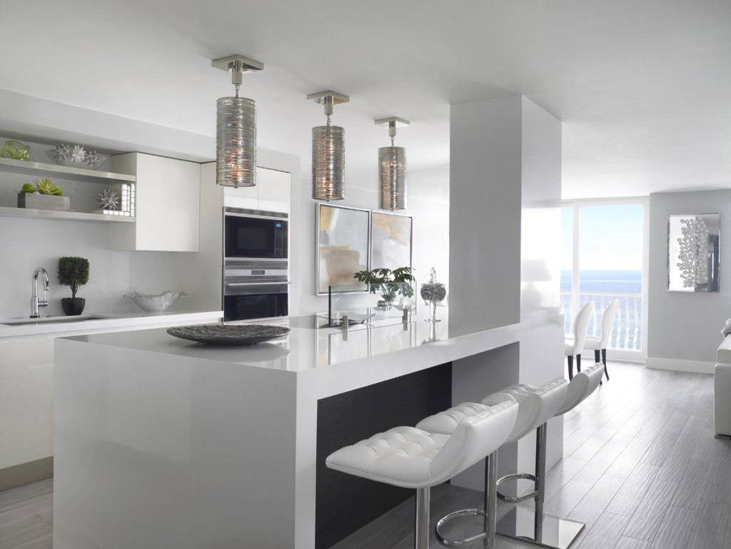 penthouse kitchen and dining room